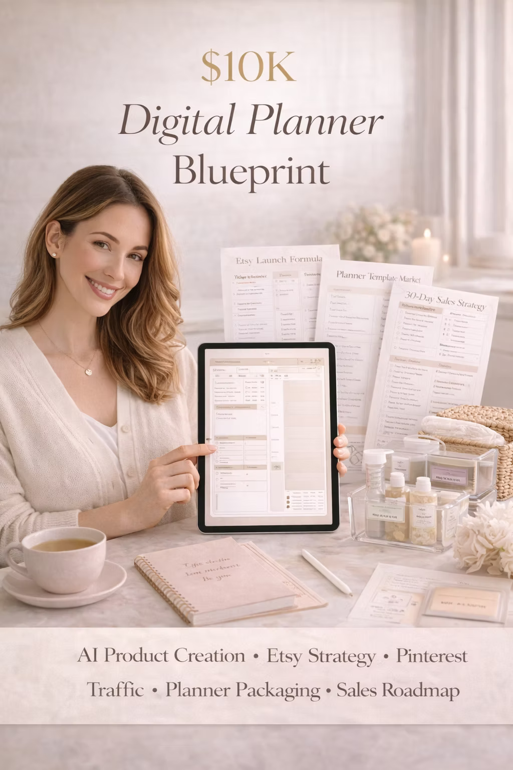 Digital Business Blueprint for Women: Etsy, Pinterest & AI Growth Guide PDF