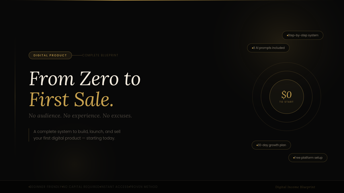Sell Digital Products for Real