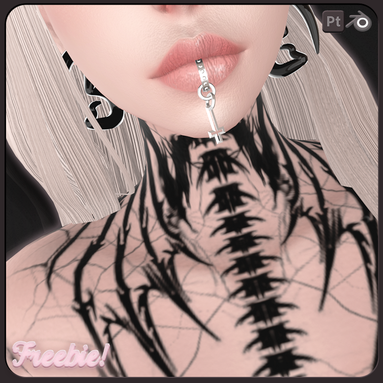 Cross LipPiercing - FREE