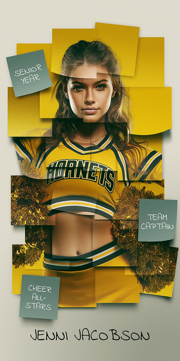 Posted, Post It, Design, Template, Photoshop, Graphics, Media Day, Game Day, Photo Day, Banners, Teams, Schools, Sports
