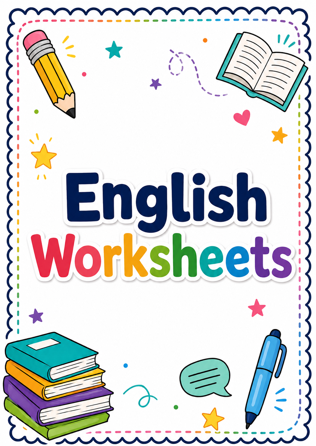 Grade 1 Worksheets Bundle | English, Mathematics, Social Studies & Science Activities