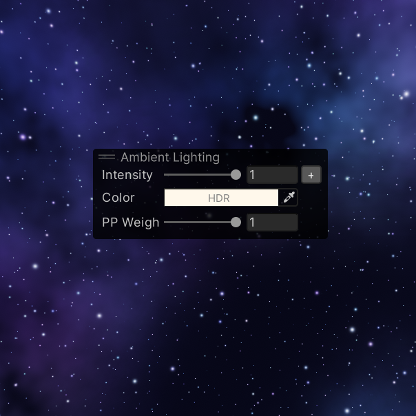 β¨Ambient Lighting Overlay Menu