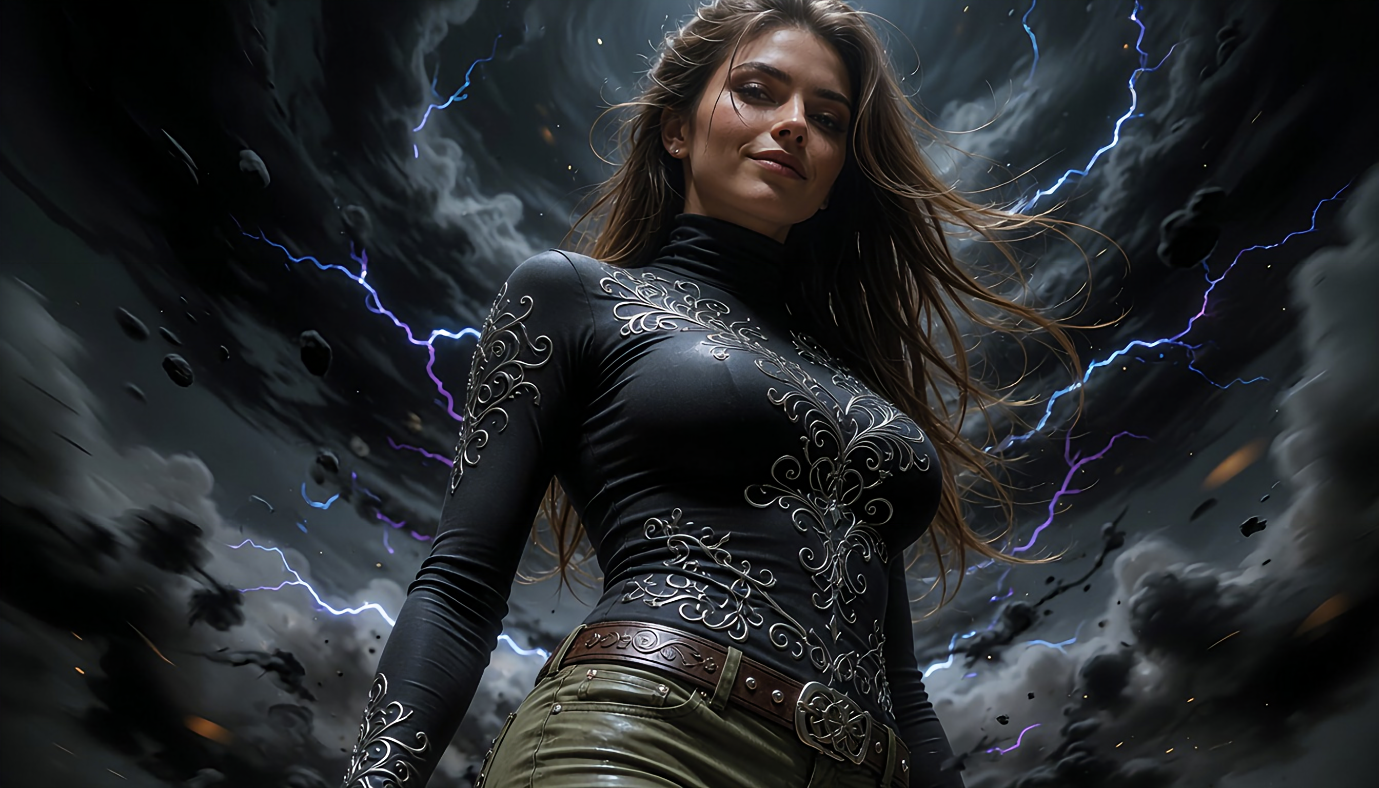 Mexican former female ninja fighting against the forces of hell 10