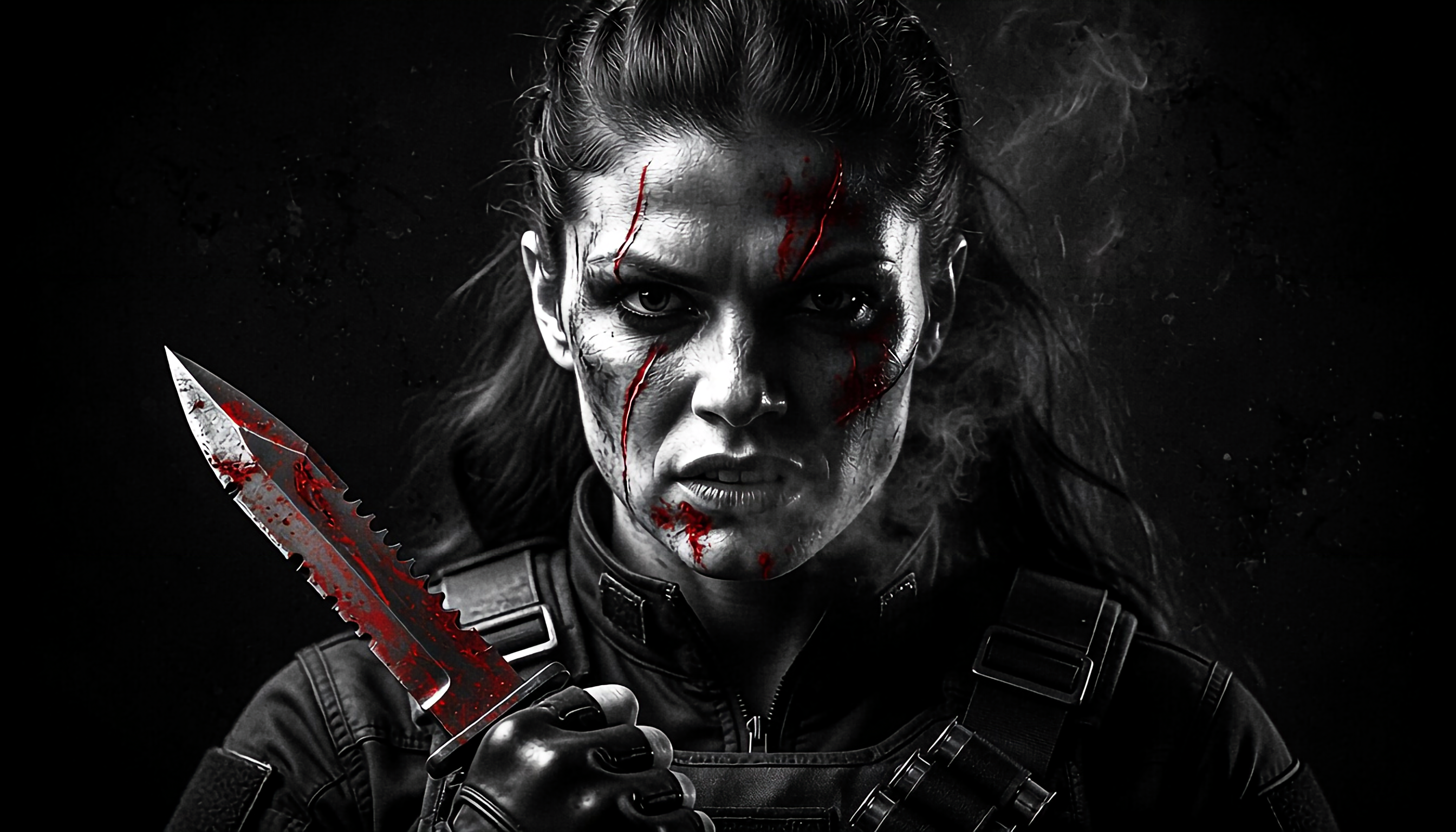 Mexican former female ninja fighting against the forces of hell 11