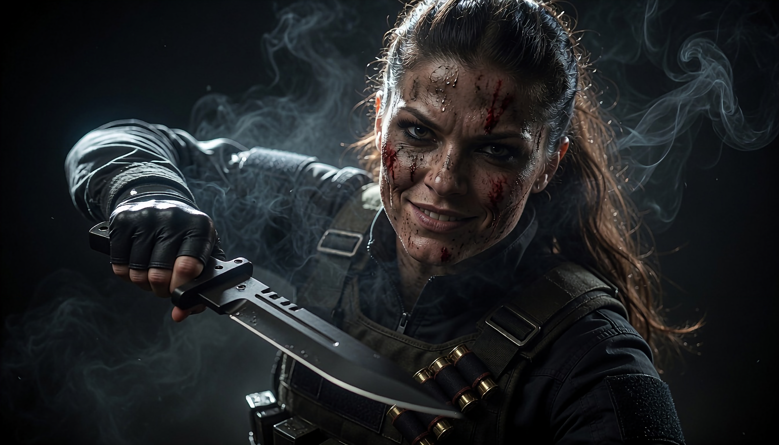 Mexican former female ninja fighting against the forces of hell 17