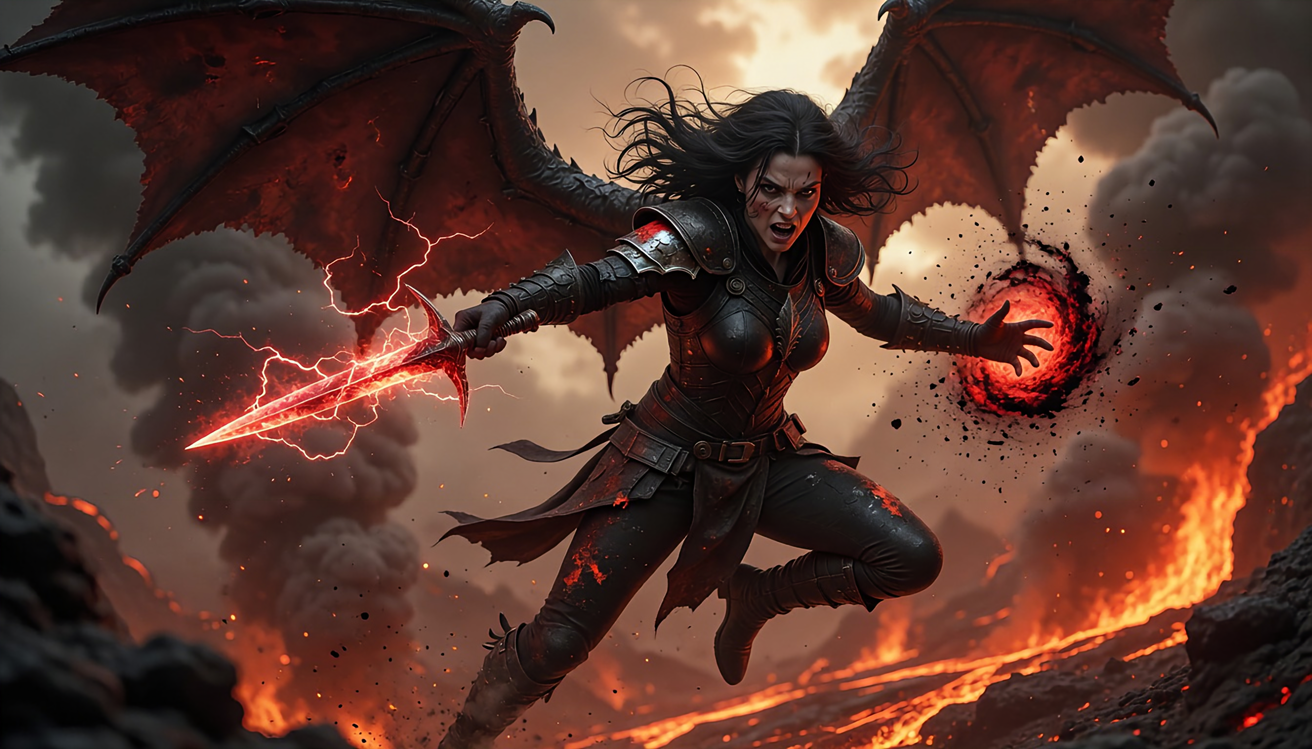 Female hell demon's being horrifying and brutal 8