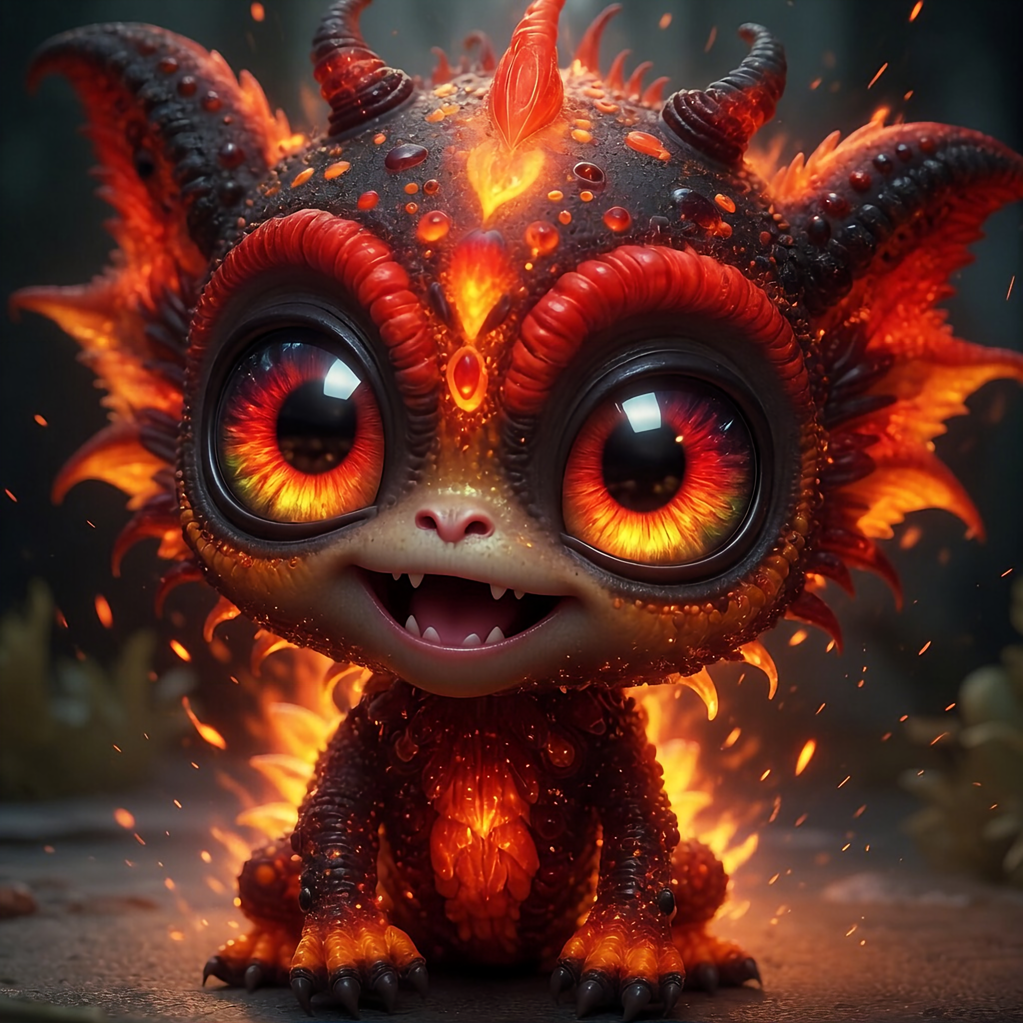 Cosmic Critter turned critter demon.