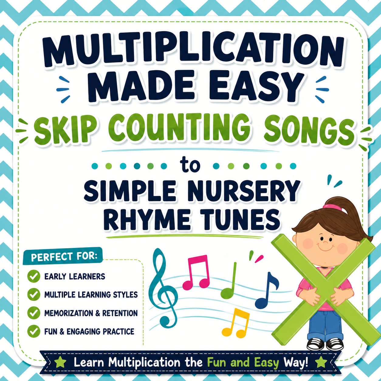 Skip Counting Songs | Fun Math Songs for Number Patterns & Multiplication Skills