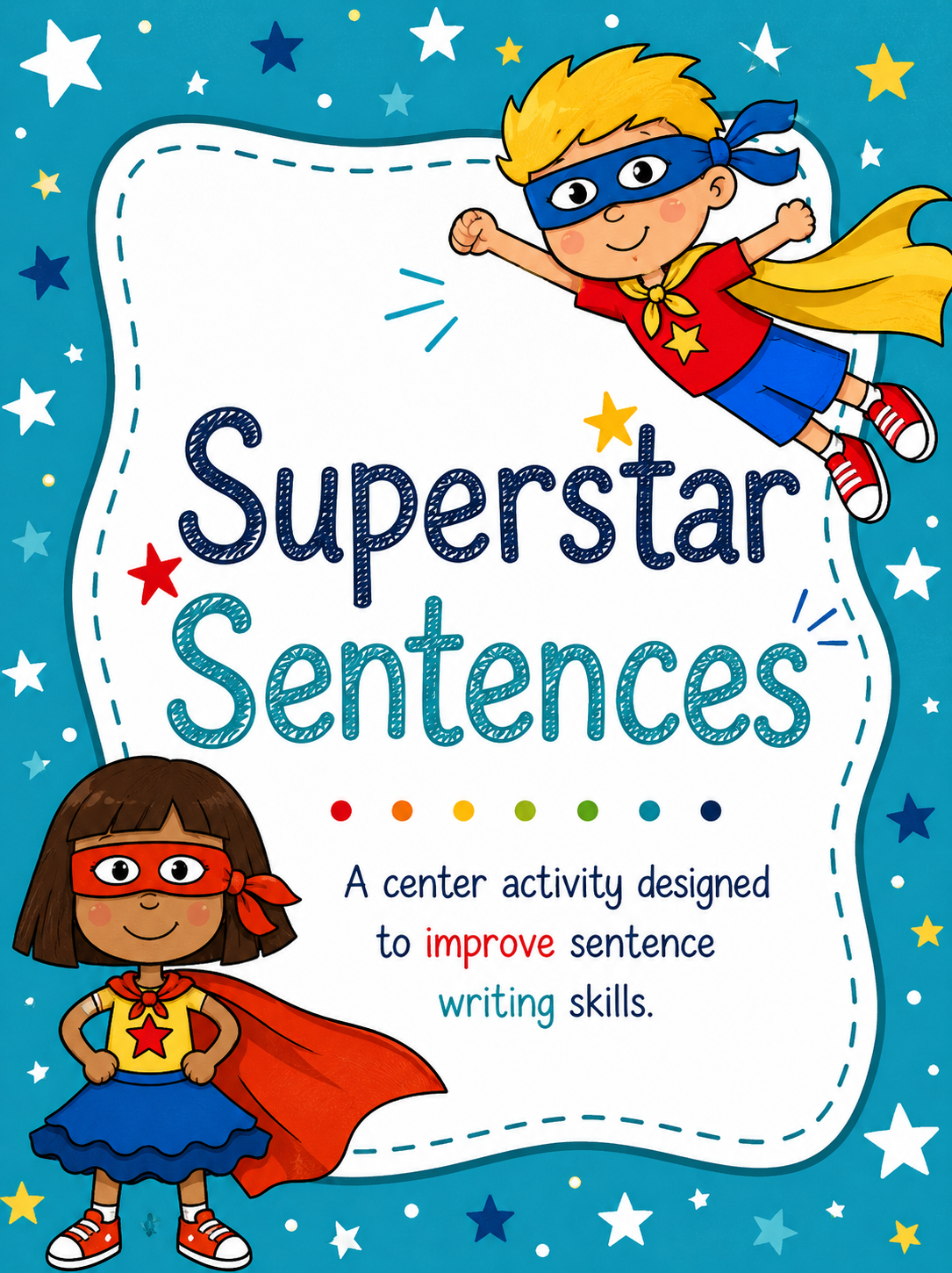 Superstar Sentence Center | Sentence Building & Writing Activities