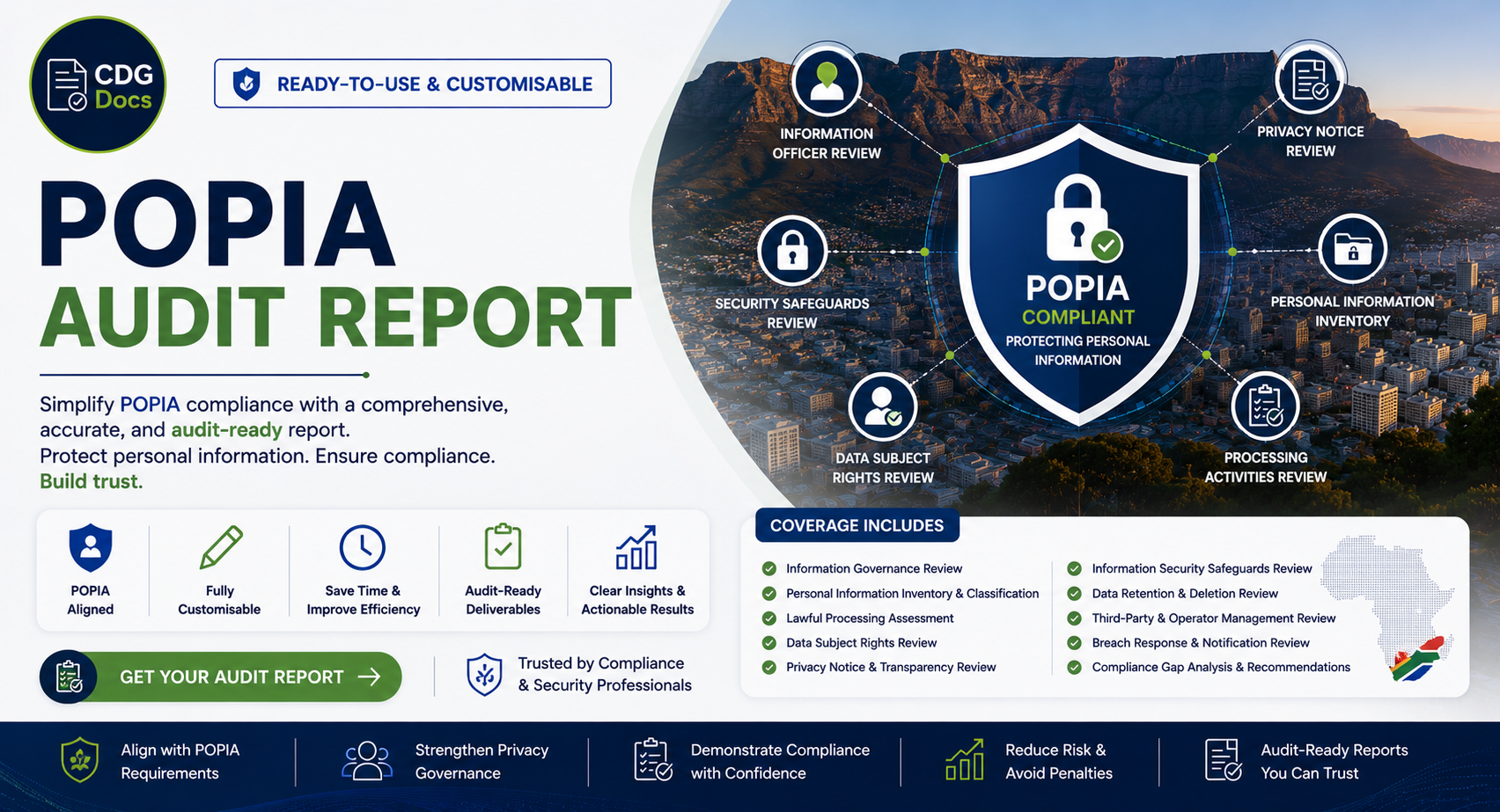 Pokopia Checklist.pdf POPIA Audit Report Template | South Africa Privacy Compliance ...