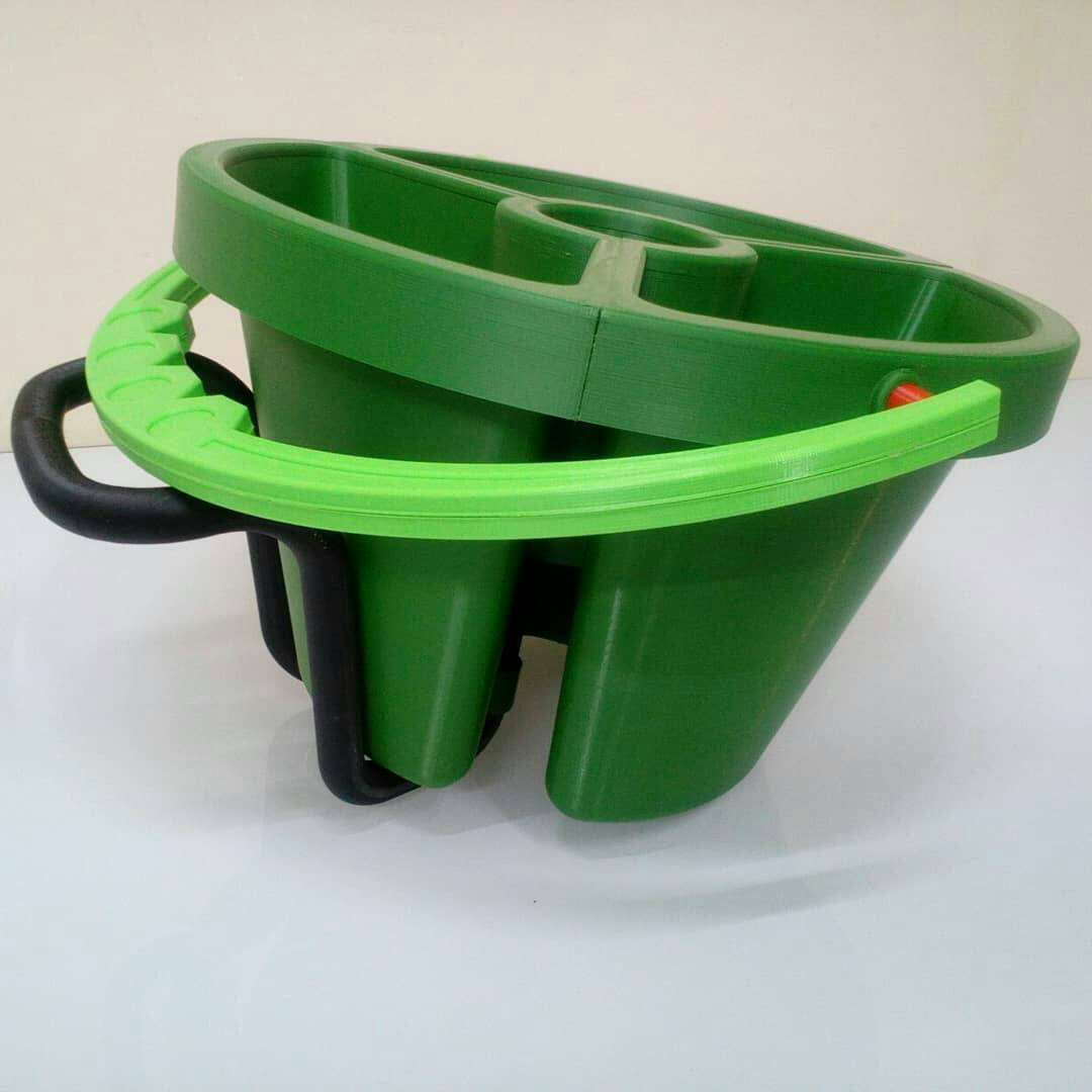 Splatoon Tri-Slosher 3D printed replica bucket cosplay prop