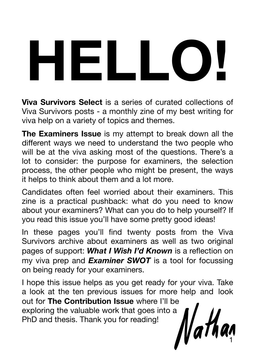 Page 1, titled HELLO! - an introduction to the issue, describing contents and new material