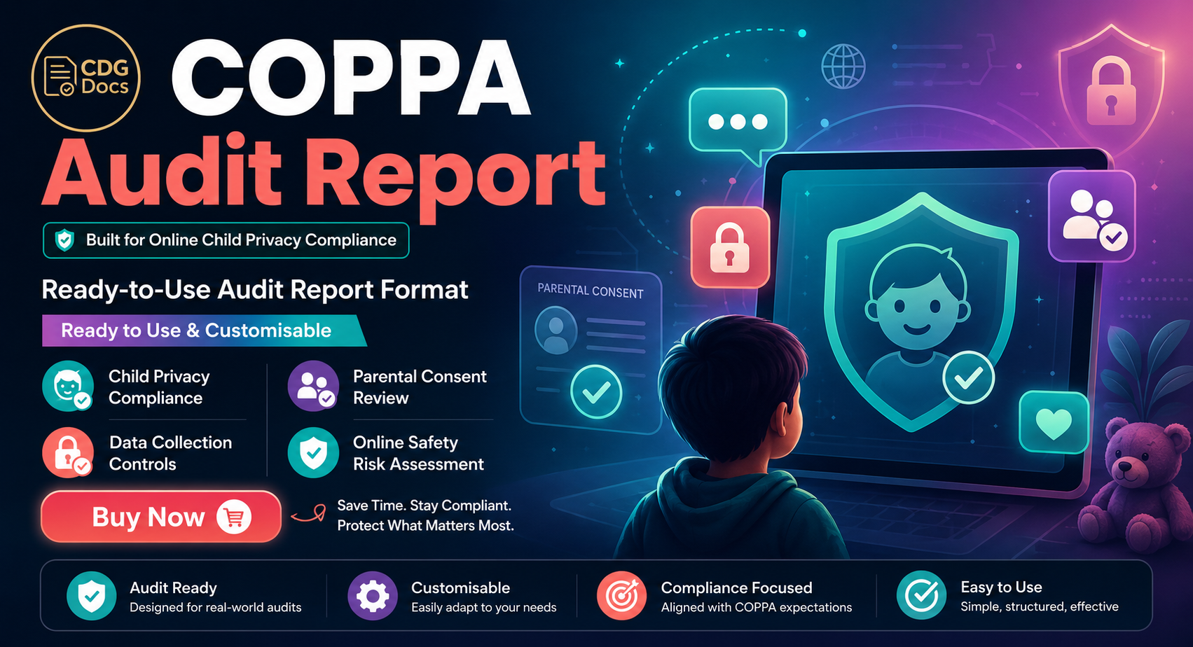 COPPA Audit Report Template | Children Online Privacy Compliance ...