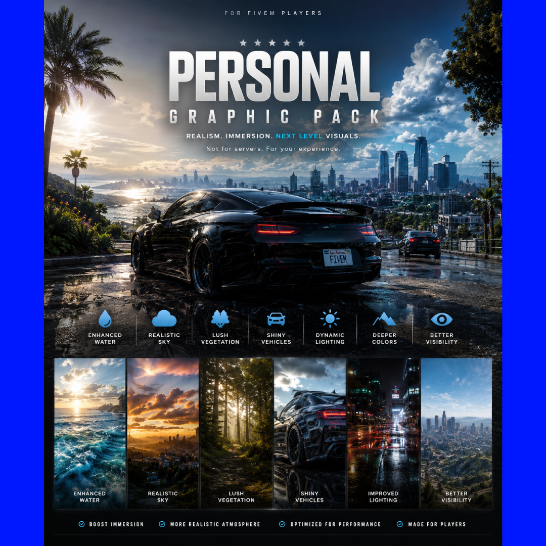 Best personal graphic pack for FIVEM - Payhip