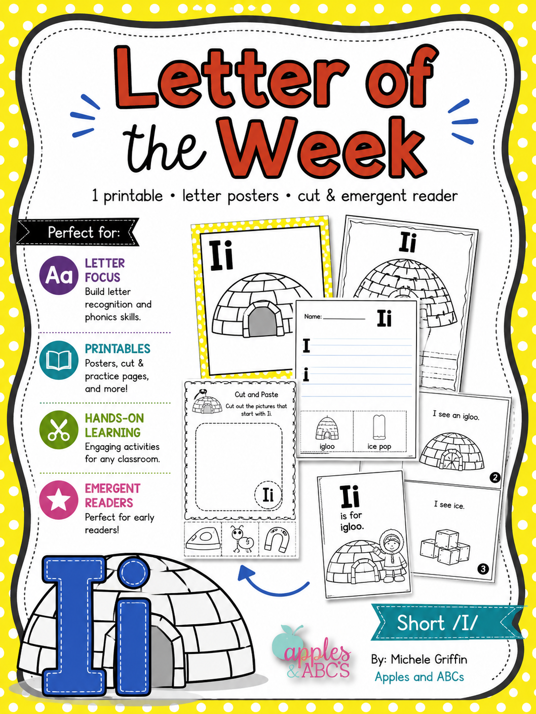 Letter I Printables | Tracing, Sounds, Recognition & Letter of the Week Activities