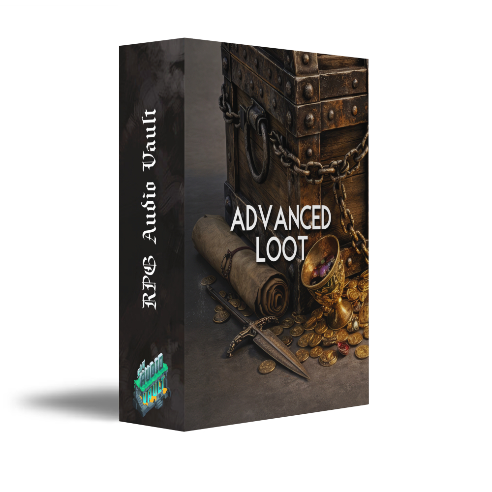 Advanced Loot - RPG treasure and loot sound effects library for game developers and Dungeon Masters