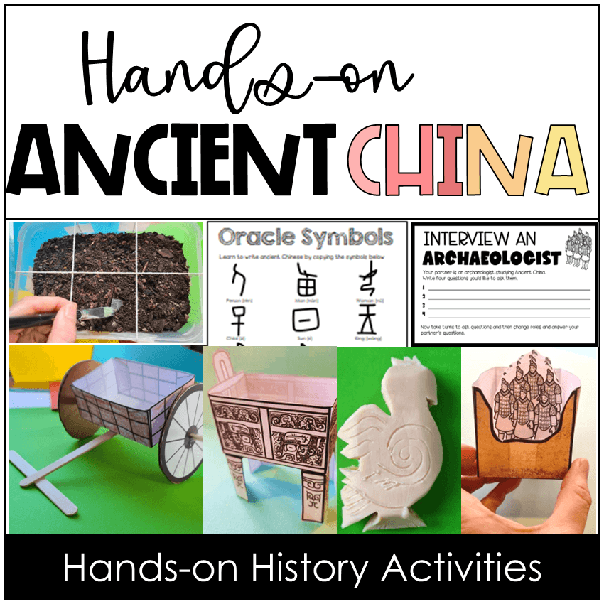 Ancient China hands-on crafts and activities