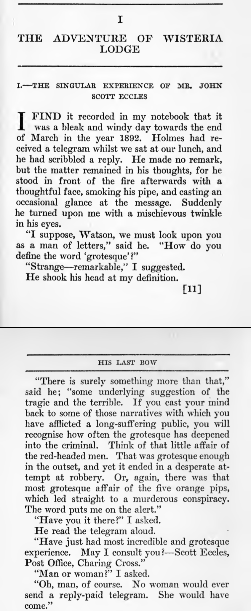The Last Bow Adventures of Sherlock Holmes by Sir Arthur Conan Doyle