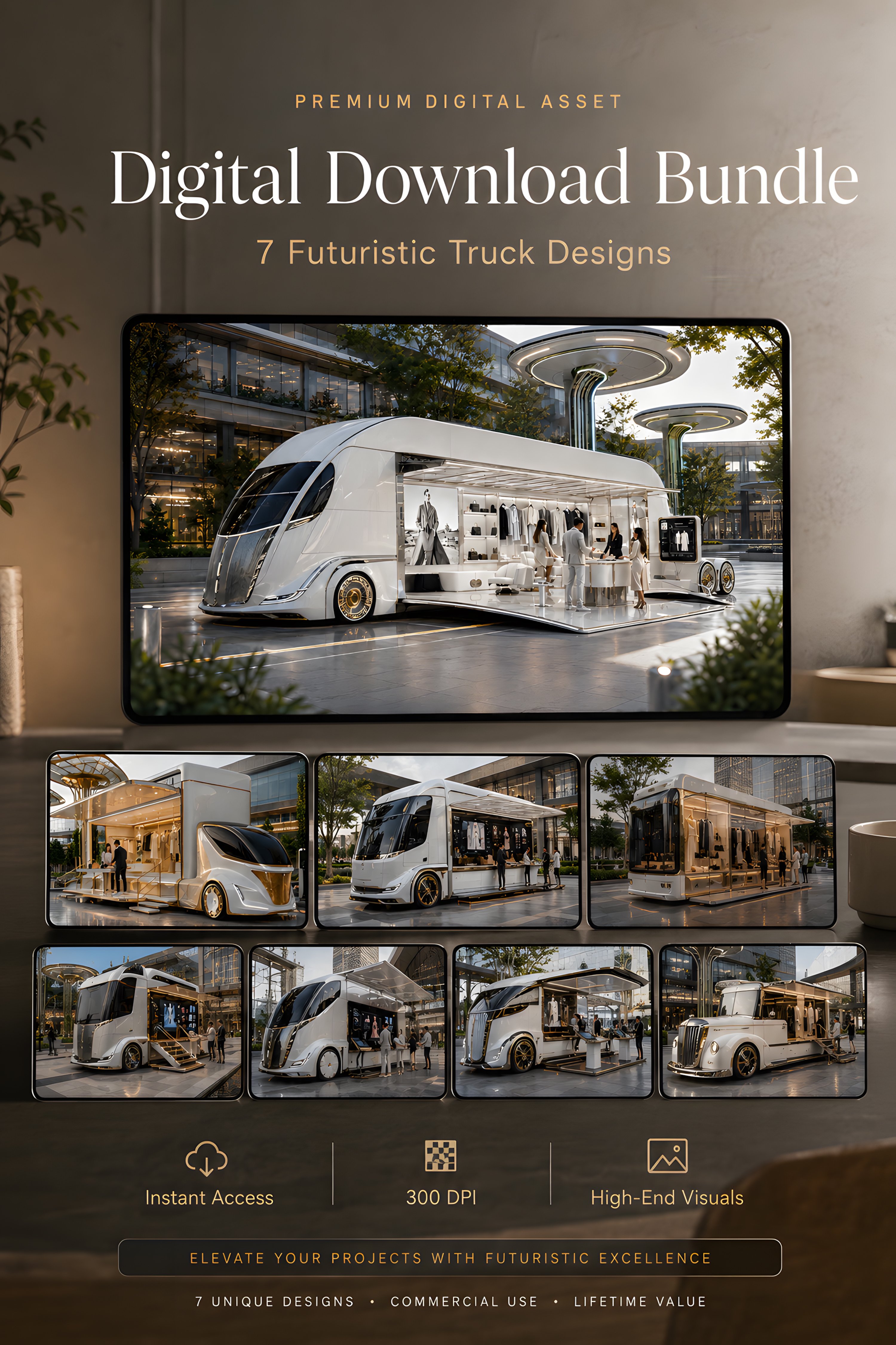 HyperLuxe Mobile Fashion Boutique Bundle | Futuristic Luxury Retail ...