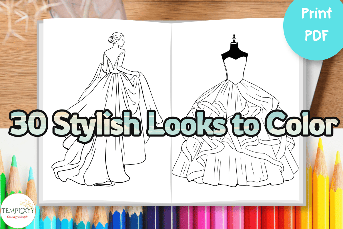 fashion coloring book