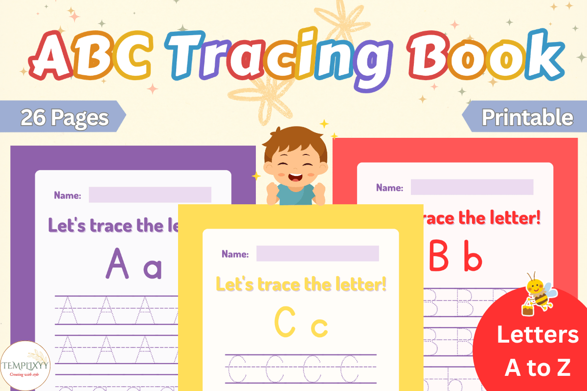 alphabet tracing workbook