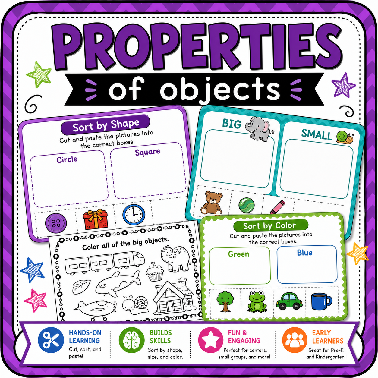 Properties of Objects Activities | Early Childhood Science Exploration & Sorting