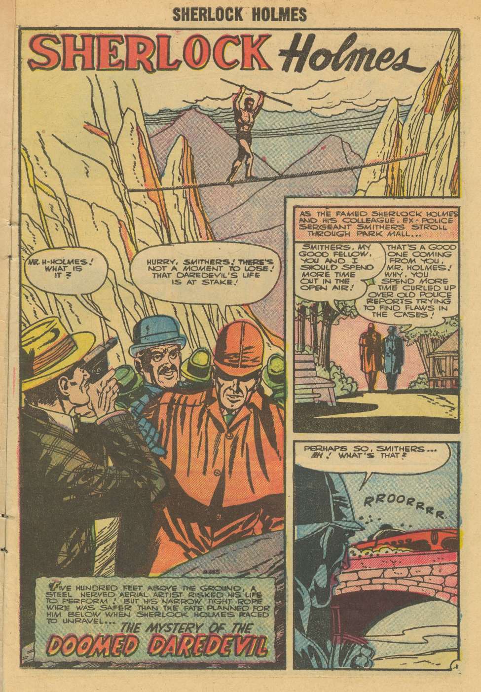 Inside Preview, Sherlock Holmes Comic Book No 2.
