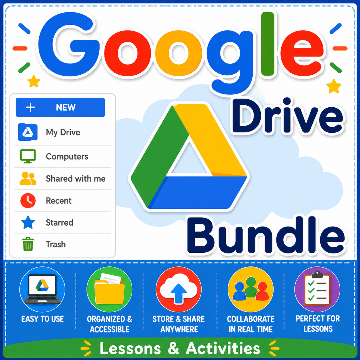 Google Drive Lessons & Activities Bundle | Digital Learning Resources for the Classroom