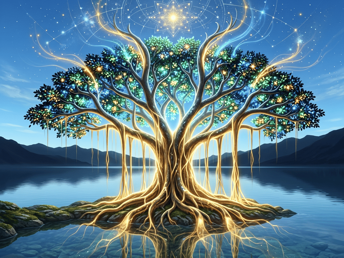 Luminous Banyan Tree