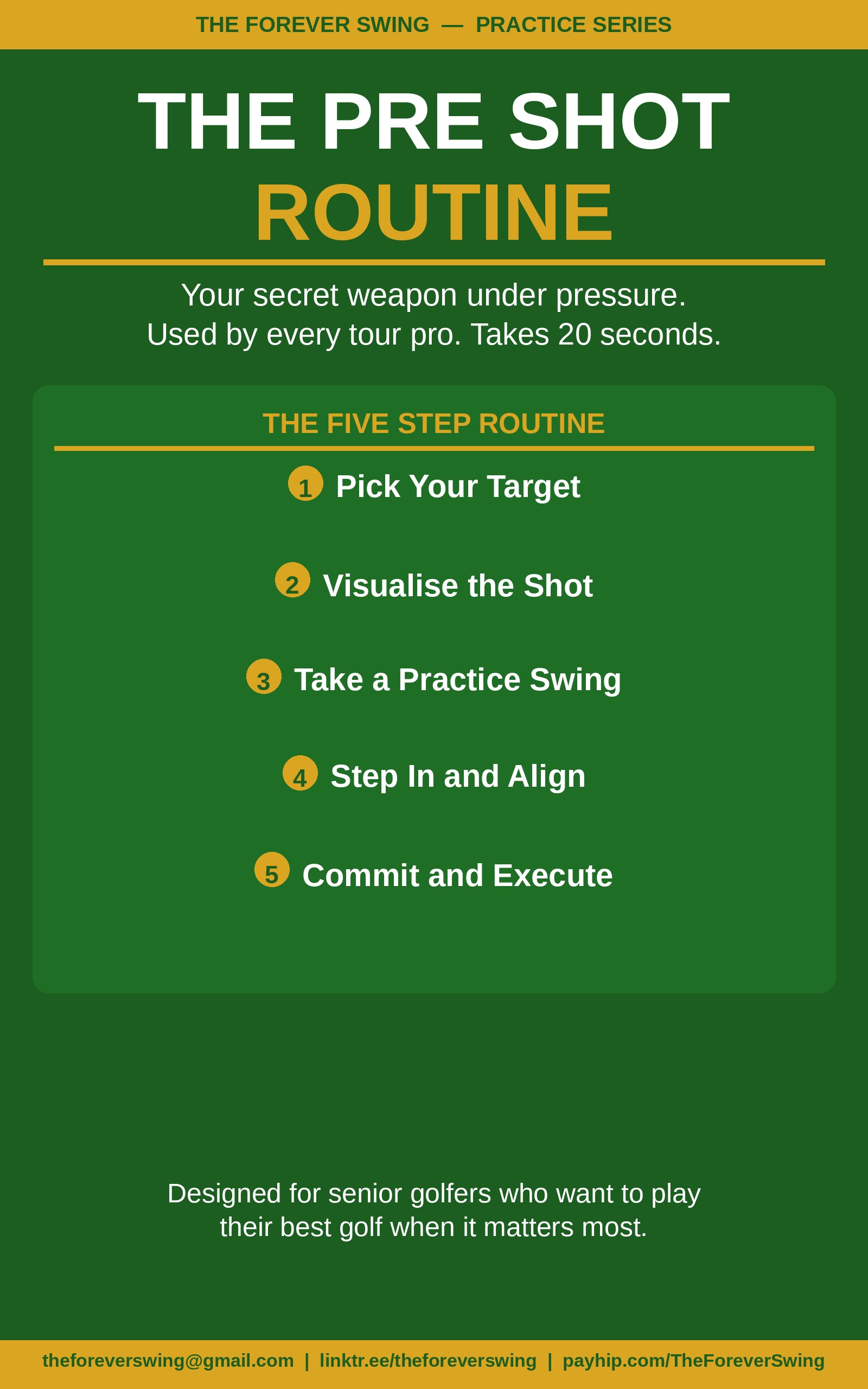 The Pre Shot Routine: Your Secret Weapon Under Pressure - Payhip