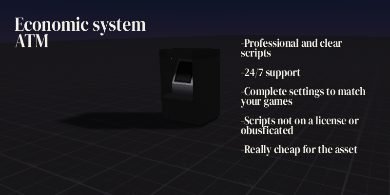complete ATM and economy system