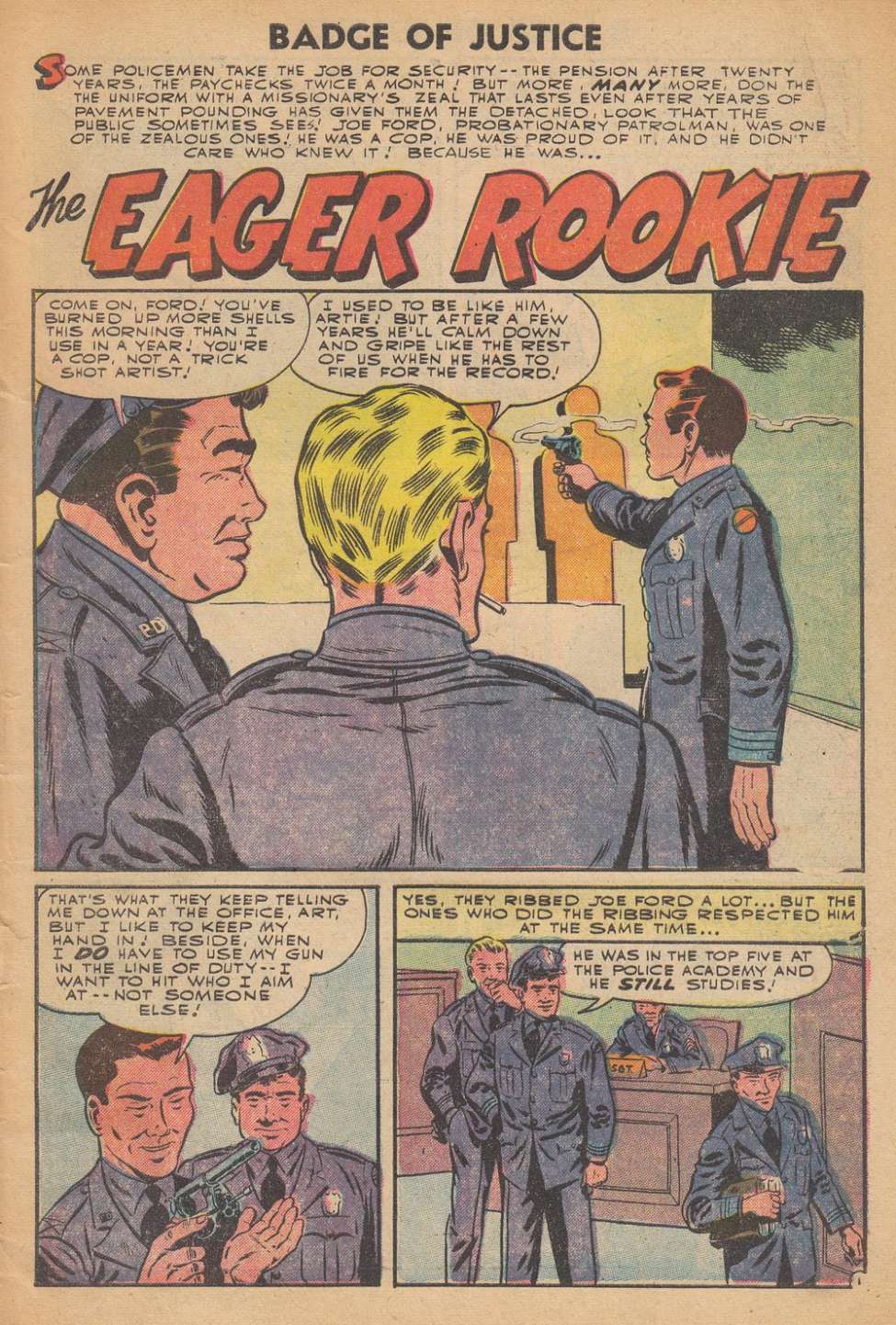 Badge of Justice No 3, Preview Page