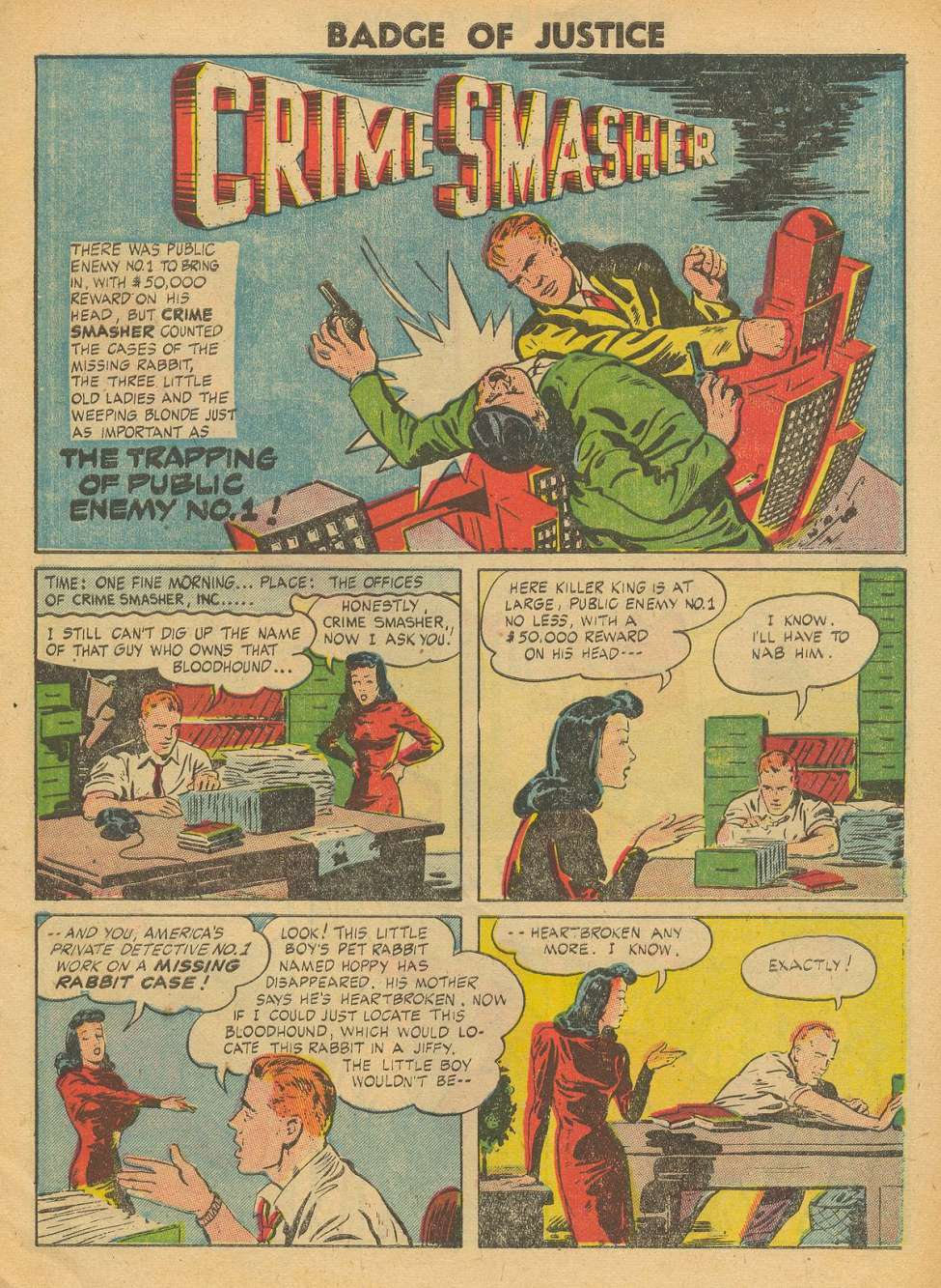 Badge of Justice No 22, Preview Page