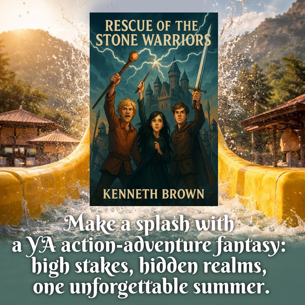 Make a splash with this Action-Adventure YA Fantasy Book with high stakes, hidden realms, leading to your unforgettable summer.