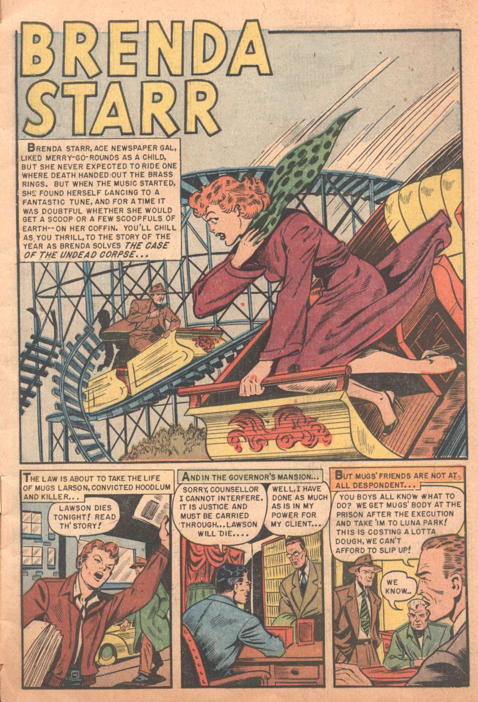 Brenda Starr,  No 8 Preview Page
