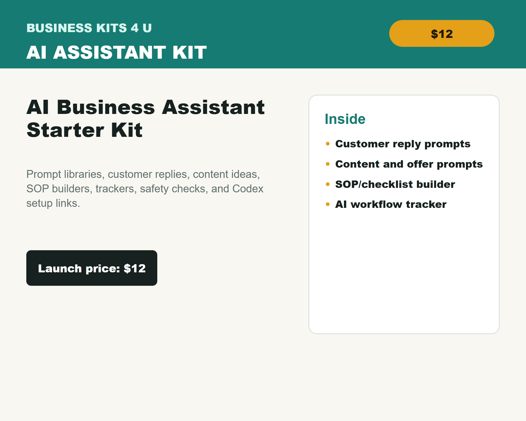 AI Business Assistant Starter Kit - Payhip