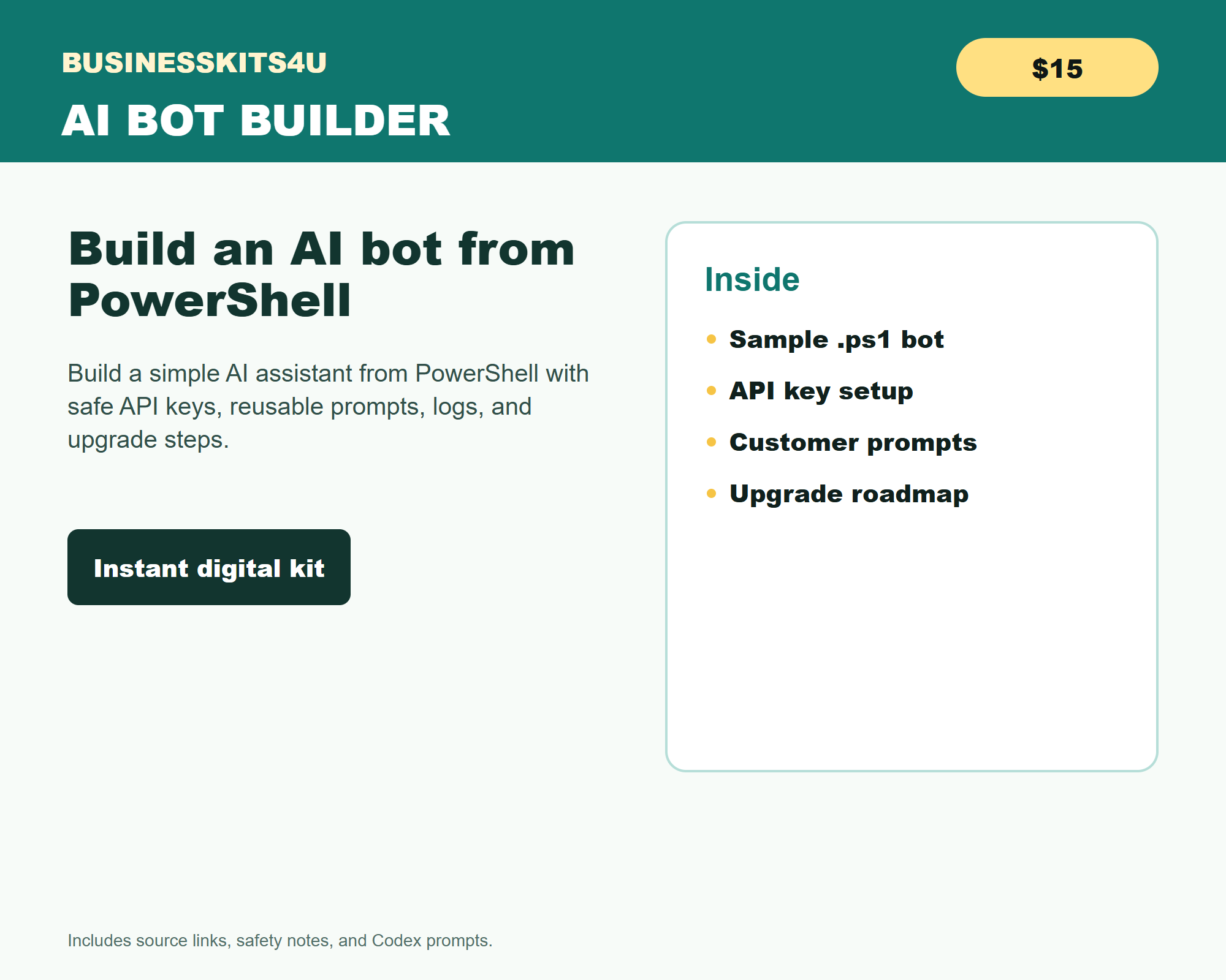 PowerShell AI Bot Builder Kit - Payhip