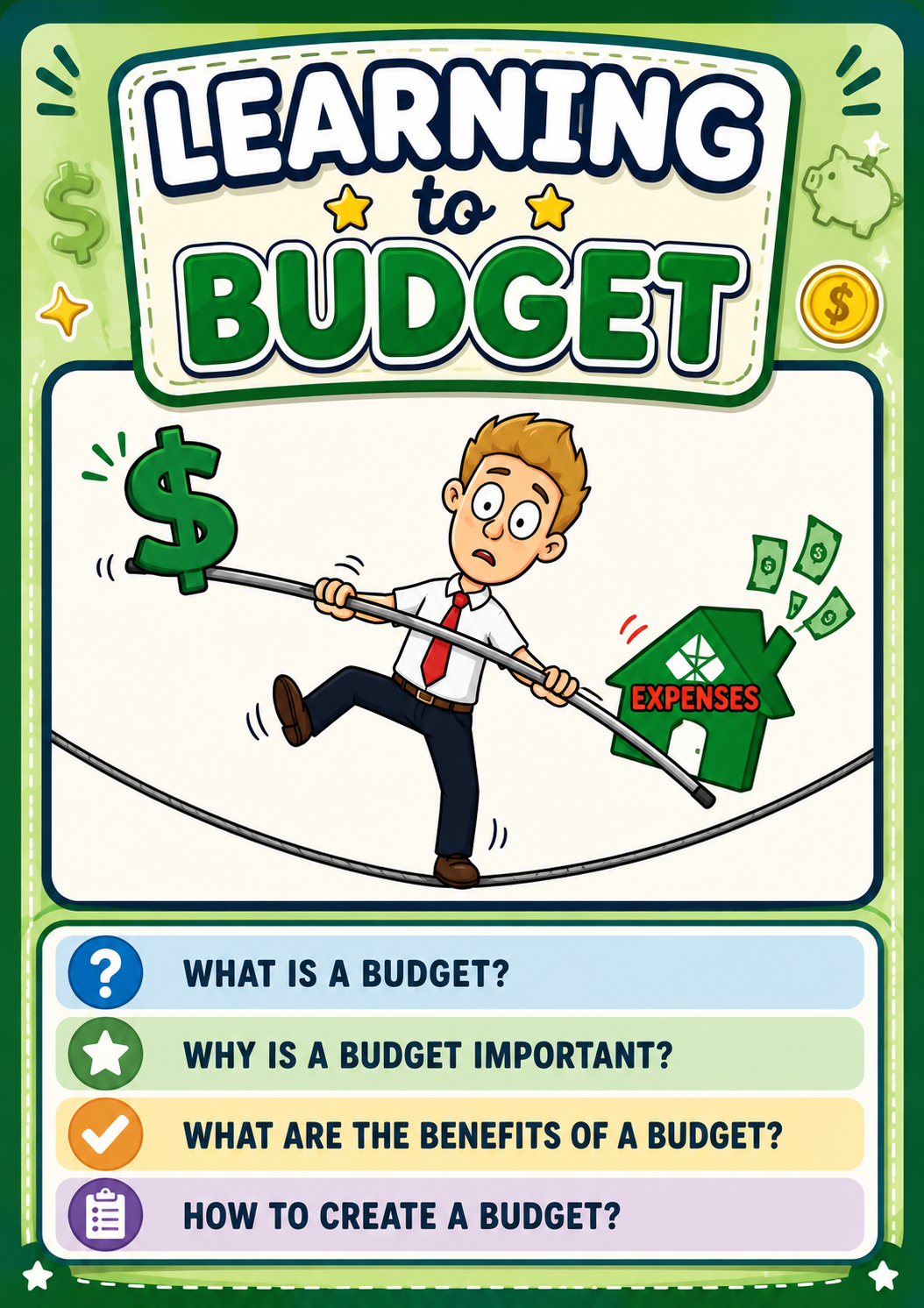 Learning to Budget: Personal Finance & Budgeting Unit