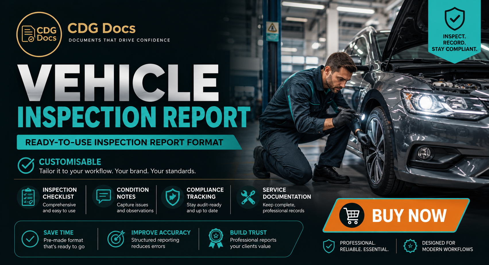 Vehicle Inspection Report Format Template – Ready-to-Use & Fully ...