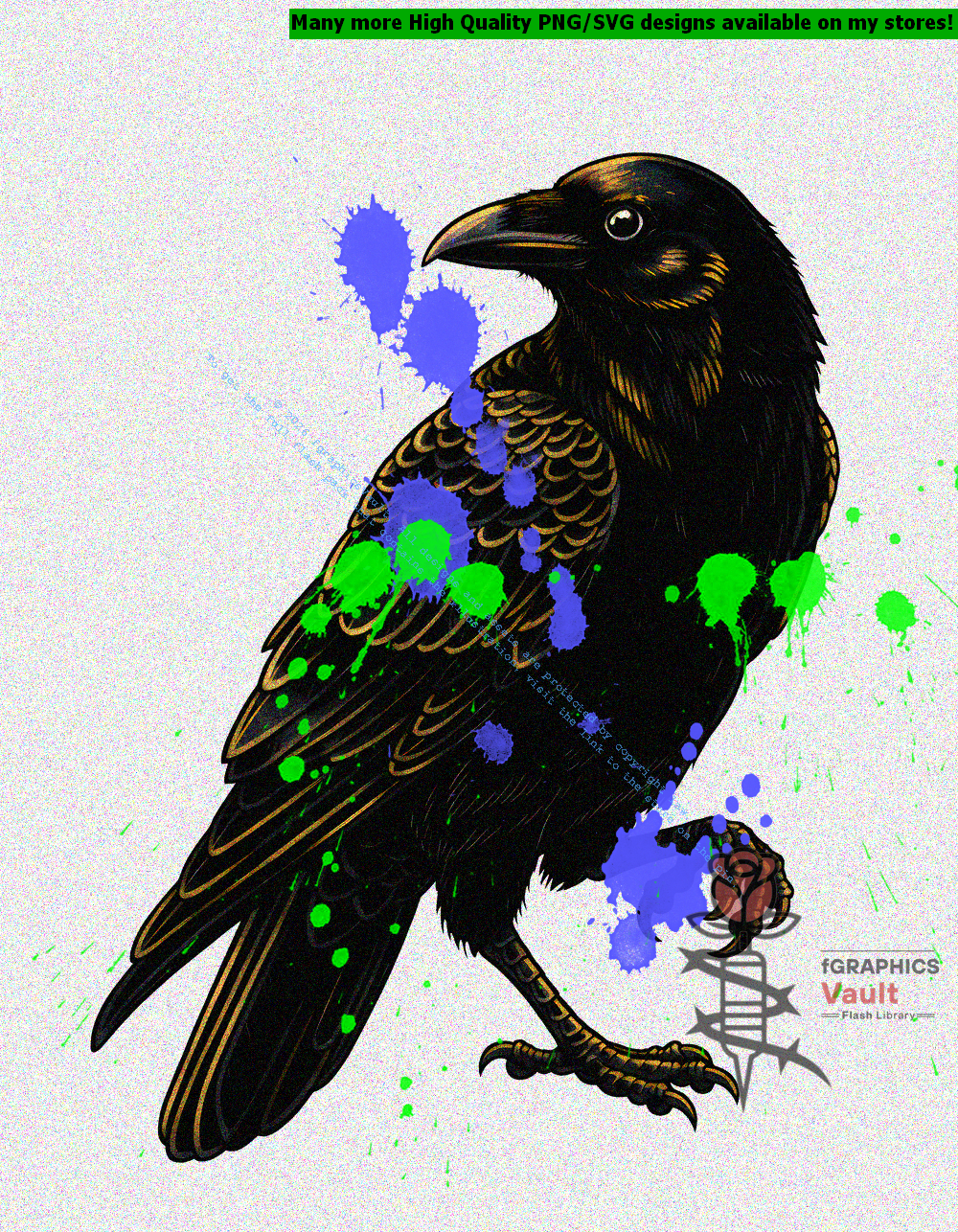 Collection of 29 crow and raven tattoo flash designs featuring traditional Japanese irezumi artwork, isolated bird motifs, and detailed tattoo reference illustrations.