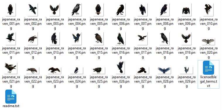 Collection of 29 crow and raven tattoo flash designs featuring traditional Japanese irezumi artwork, isolated bird motifs, and detailed tattoo reference illustrations.