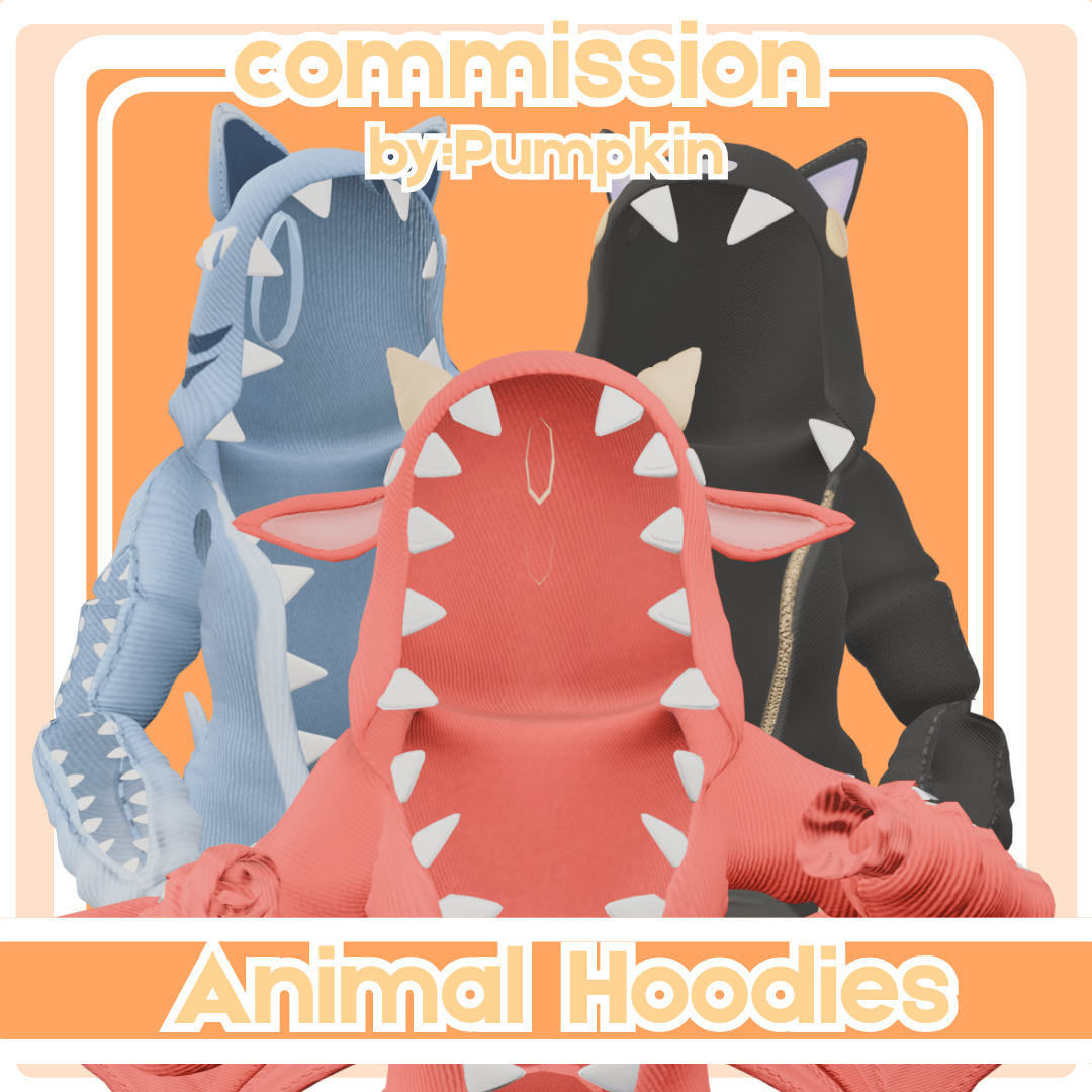 ꒰Animal⬦Hoodies꒱