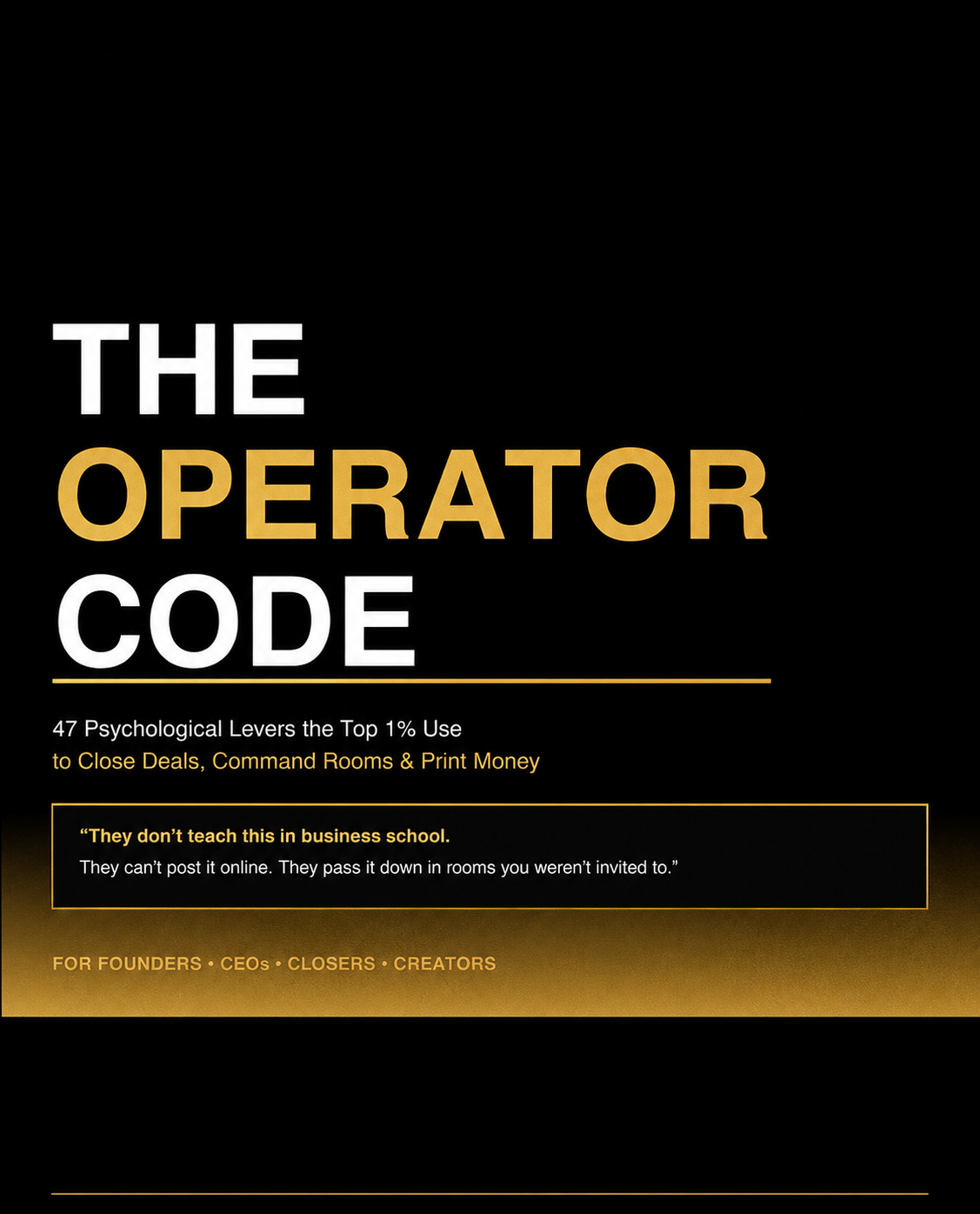 The Operator's Code