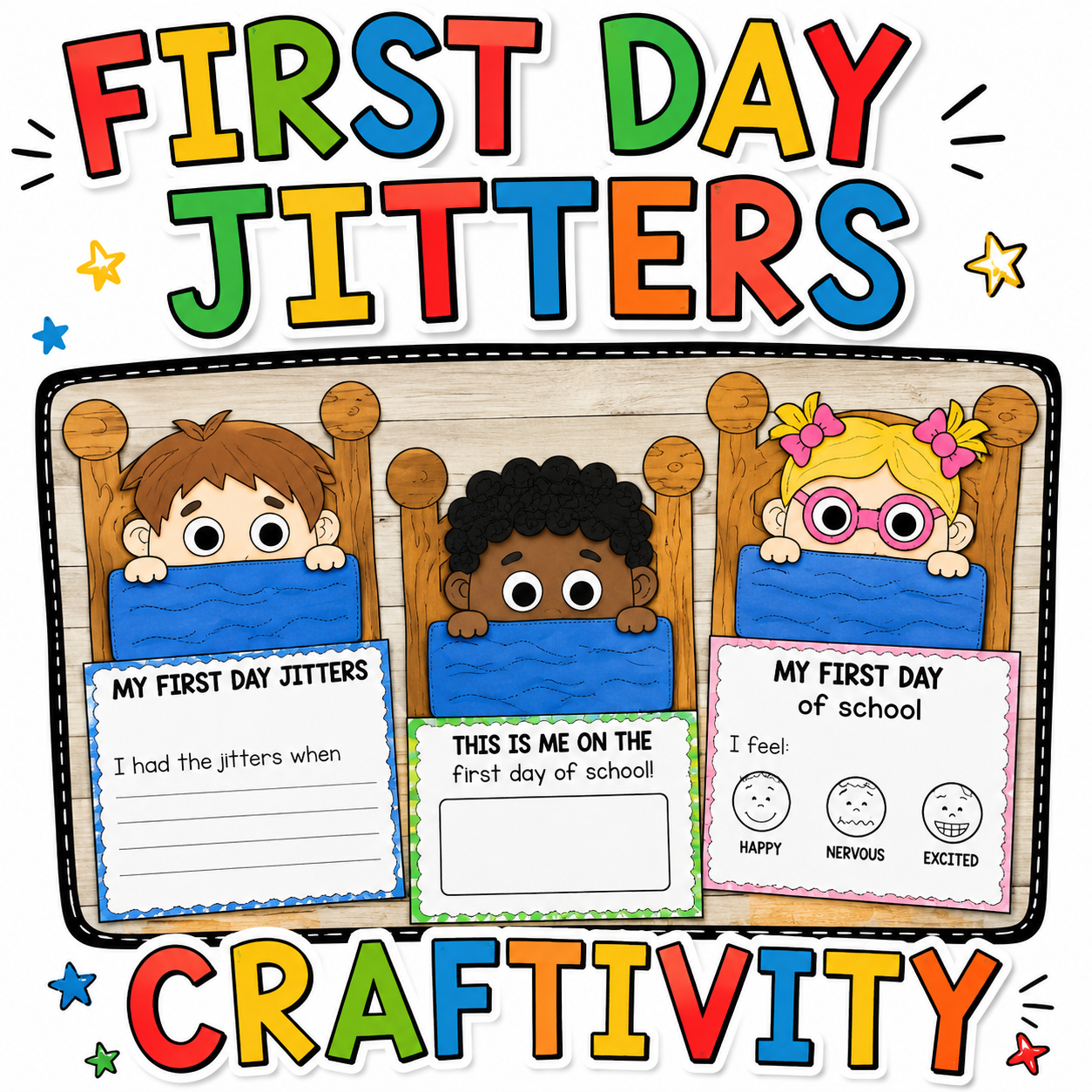 First Day Jitters Craft | Back-to-School Activity for the First Day of School