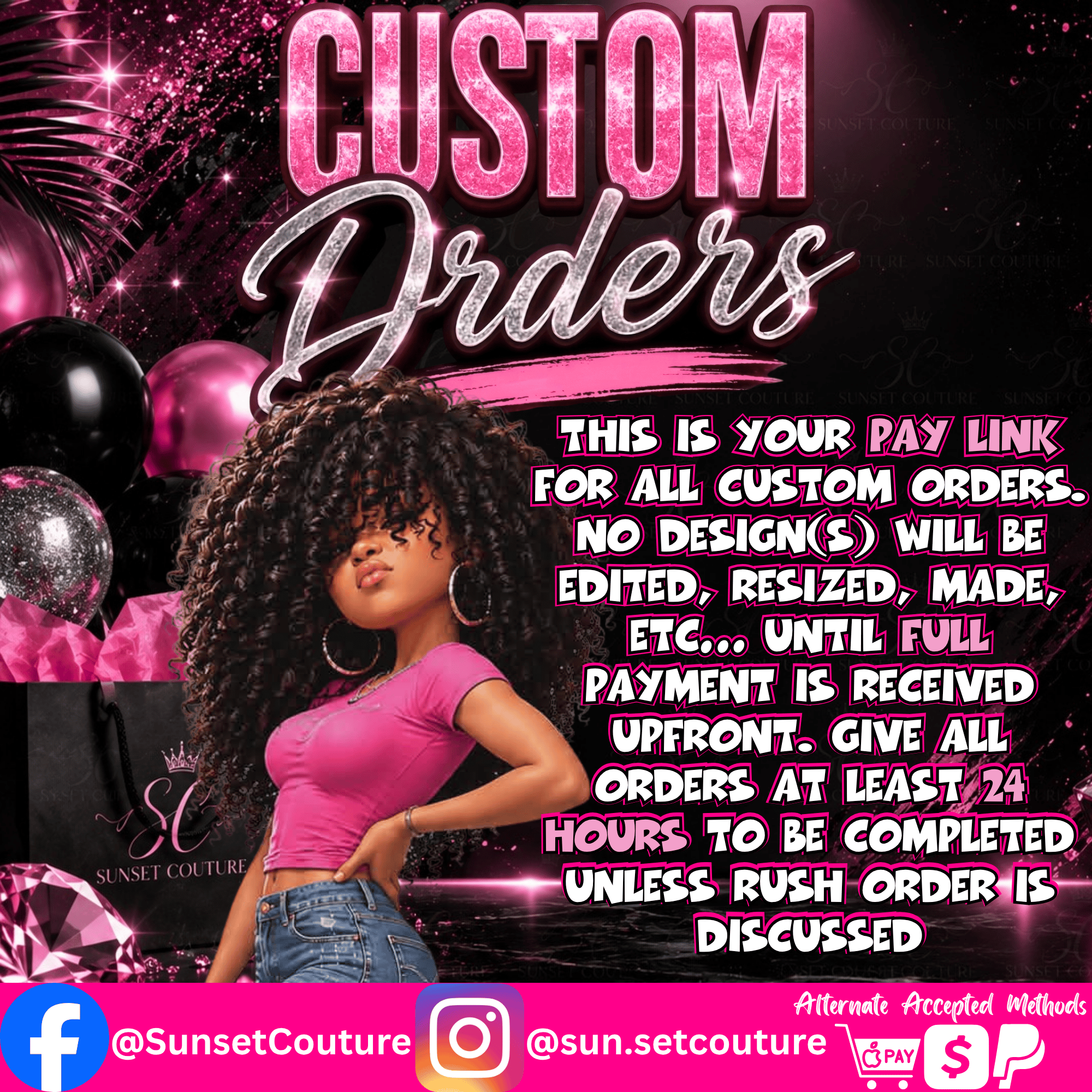 Custom Order Link - Payhip