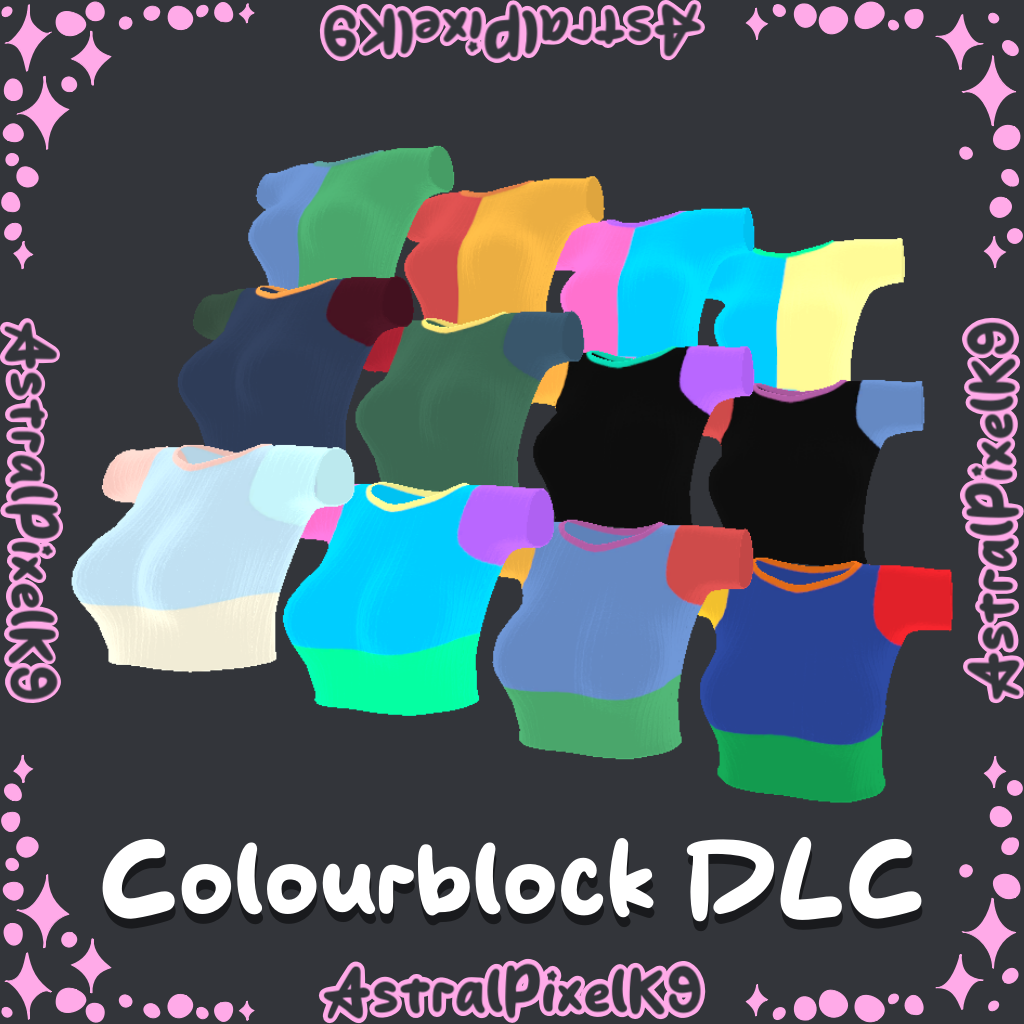 ★ Colourblock Textures DLC┆APK9's Bby-T┆Free 🦴