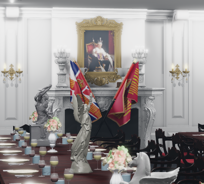 Roblox Buckingham Palace environment