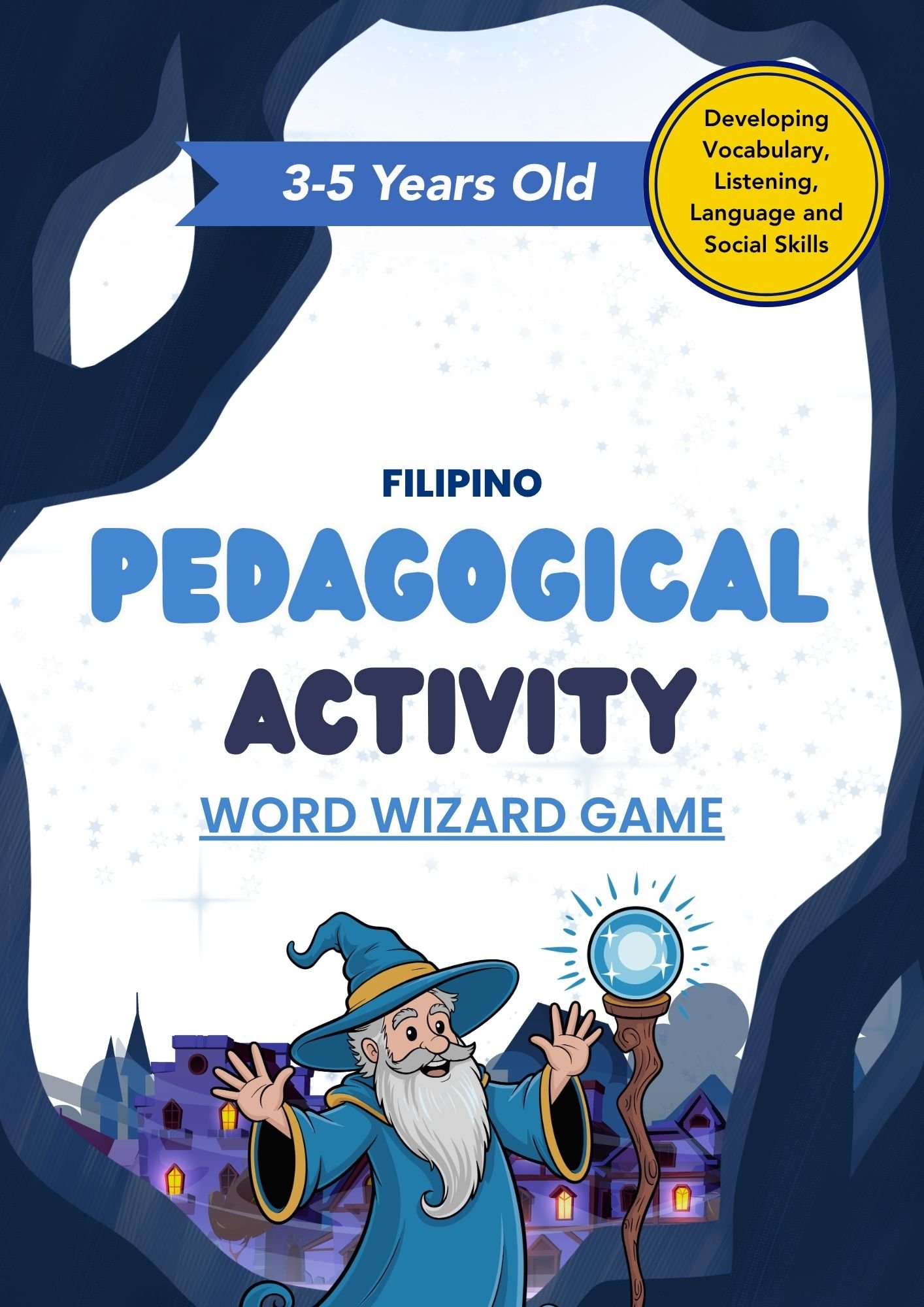 Filipino - Kids Pedagogical Activity - Word Wizard Game