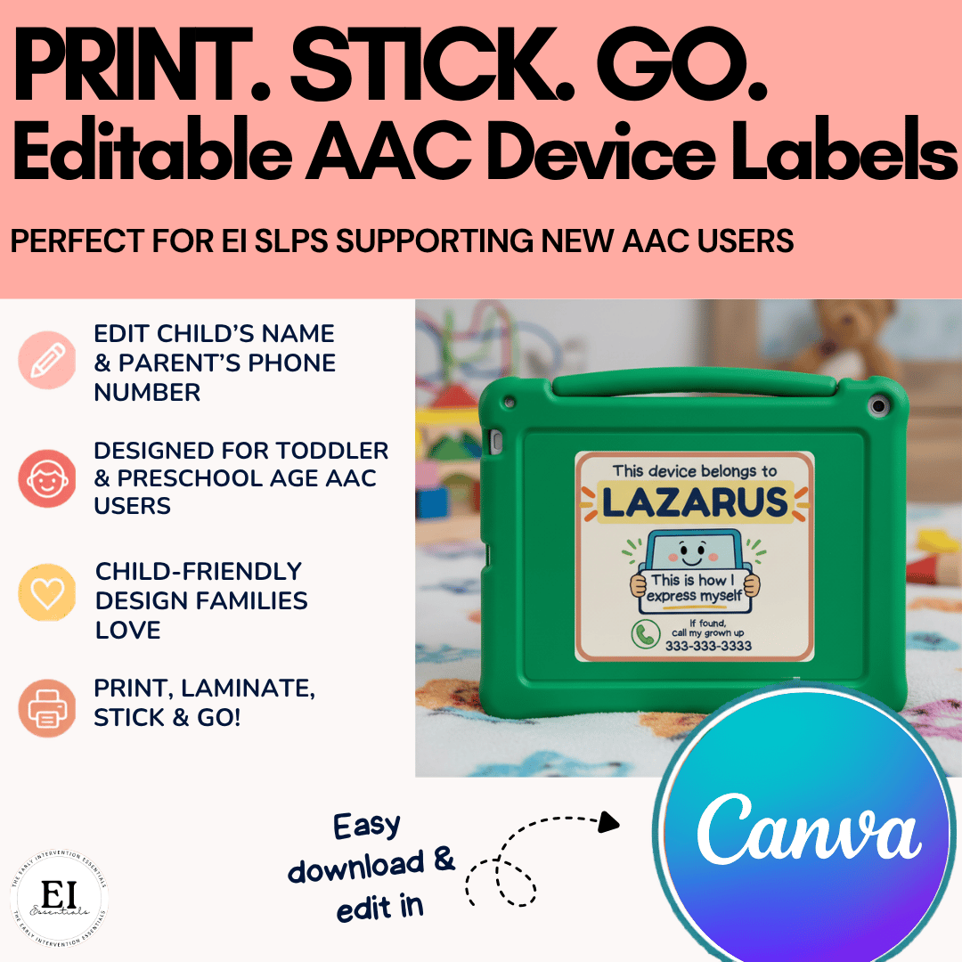 AAC Device Labels
