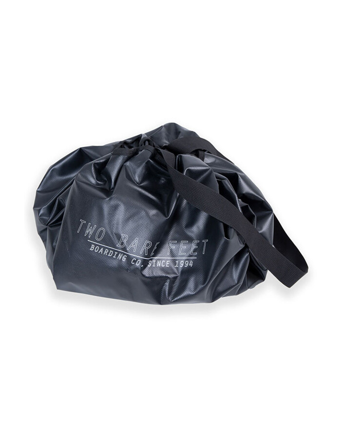 Black changing pulled into a bag shape
